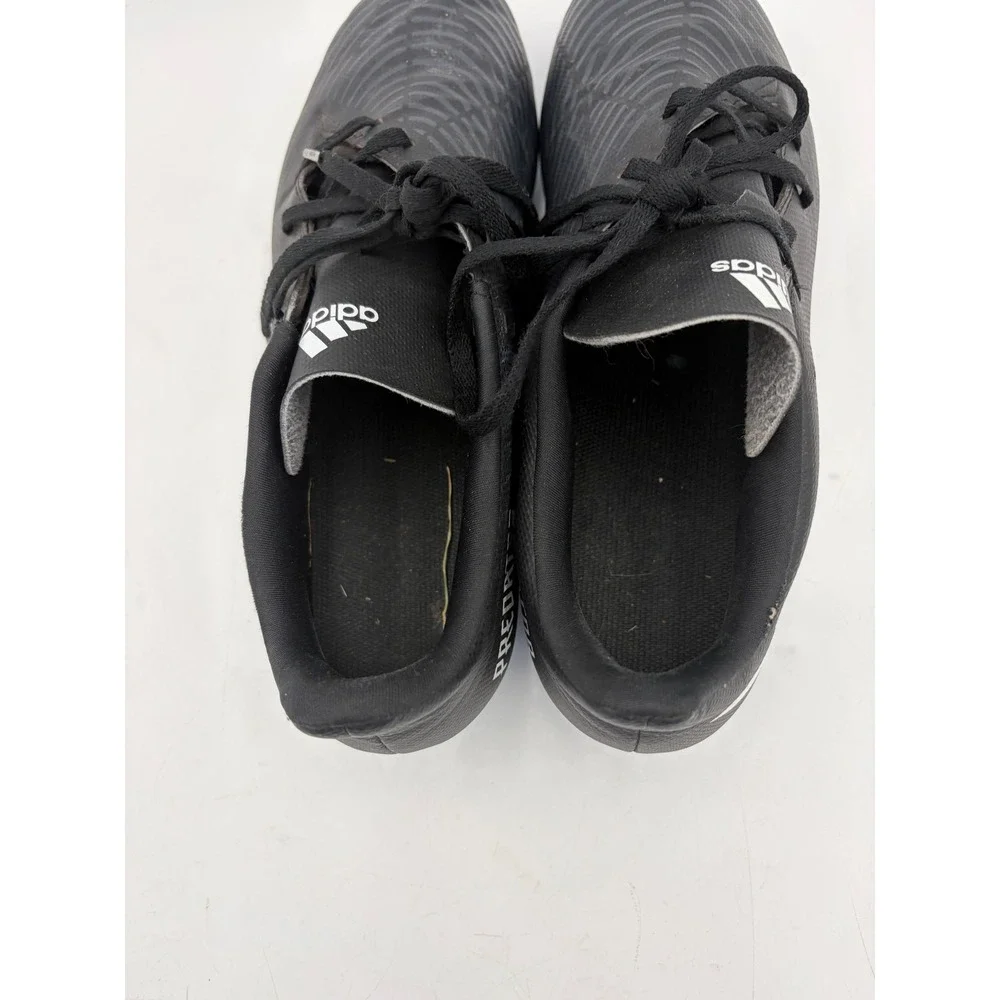 Adidas Predator Edge.4 FxG Soccer / Football Cleats Mens 11.5 Black‎ Blue Spikes